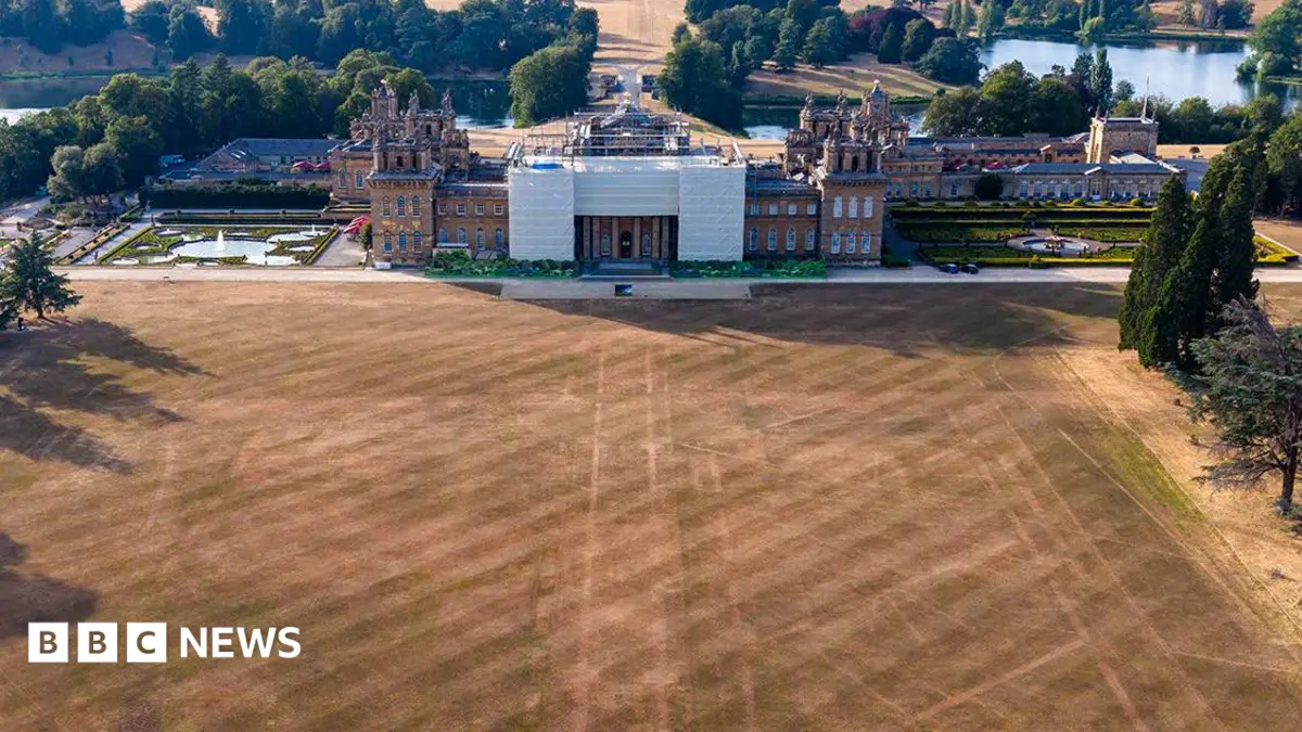 Heatwave Unearths Blenheim Palace Gardens, Roman Villa Traces Across Southern England