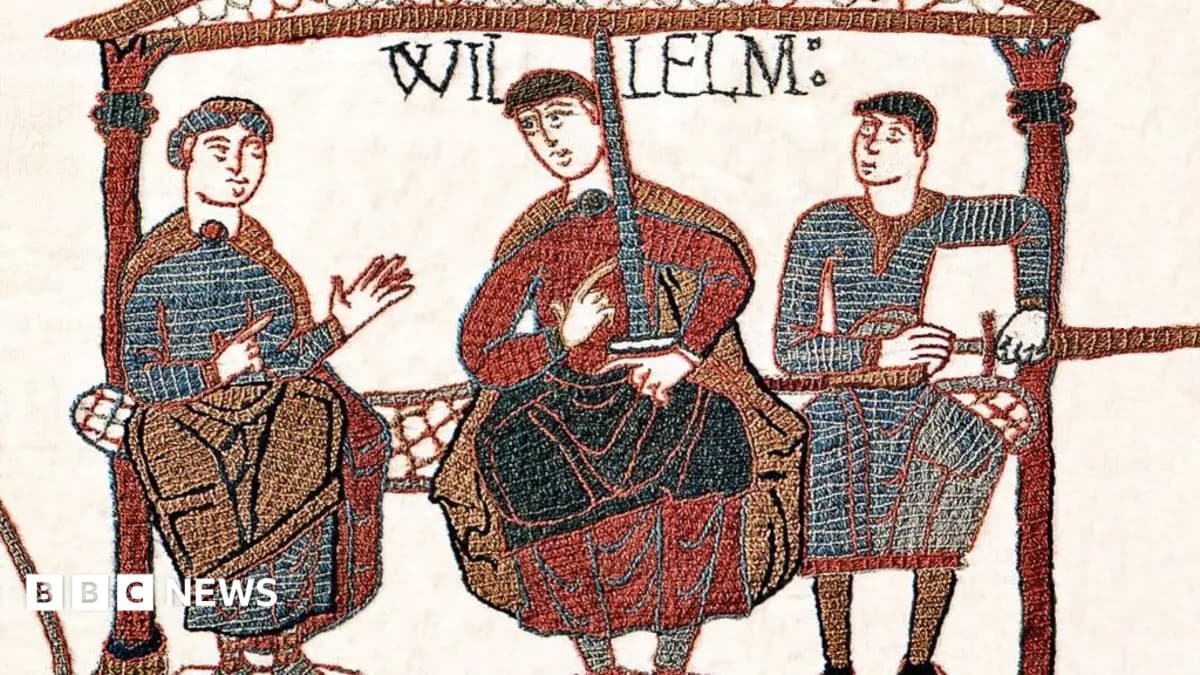 King Charles, Emmanuel Macron, and Andy Burnham Preview Bayeux Tapestry at British Museum