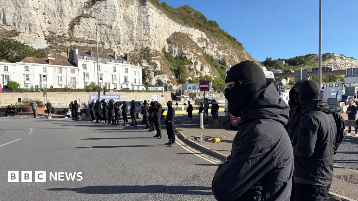 Masked Protestors Disrupt Port of Dover Operations, Prompting Police Intervention
