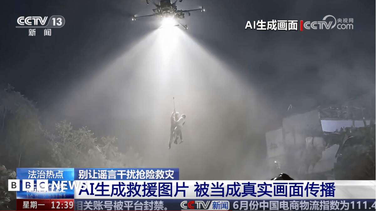 Chinese State Media Combats Deepfake Disaster Footage Amid Torrential Rainfall