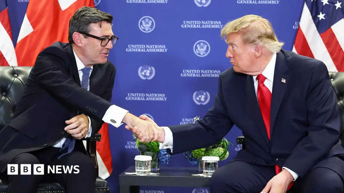 Prime Minister Burnham Navigates Tense First Meeting with Former US President Trump