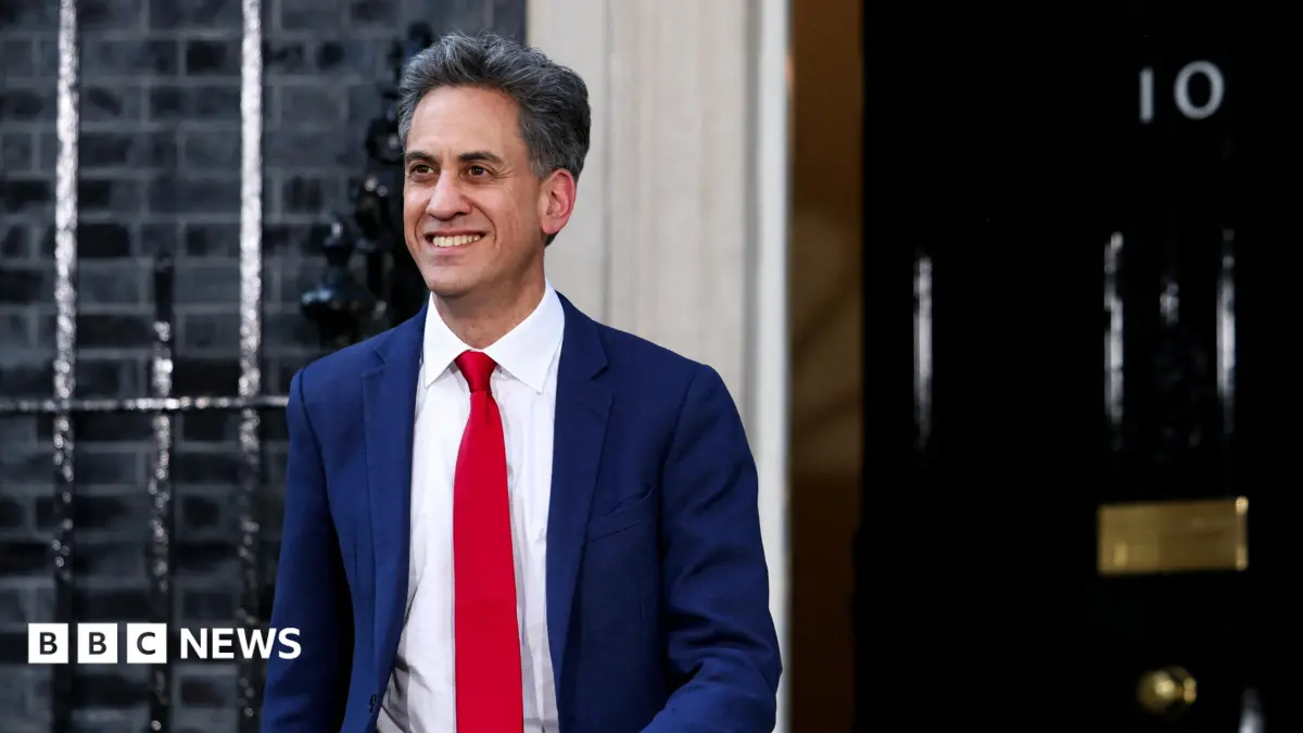 Ed Miliband Appointed Foreign Secretary, Vows to Tackle Global Challenges
