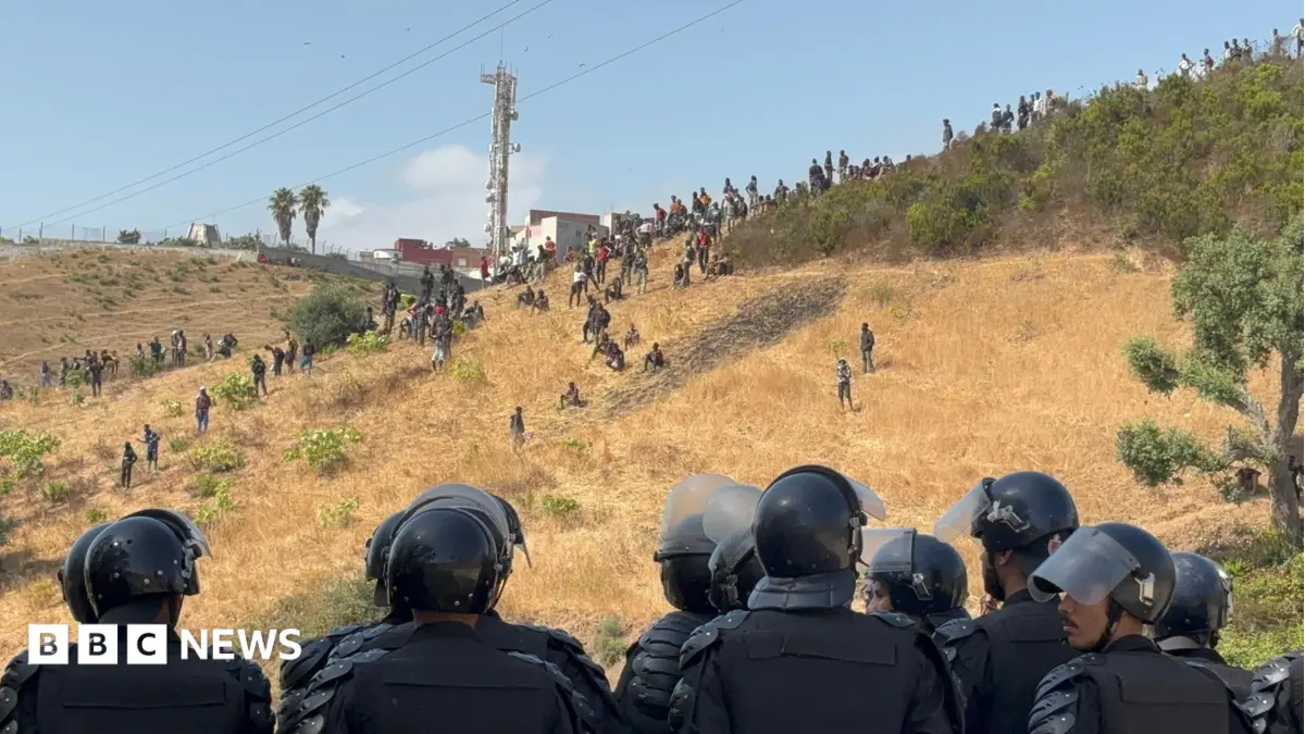Moroccan Authorities Intercept Dozens of Migrants Near Ceuta Border Fence