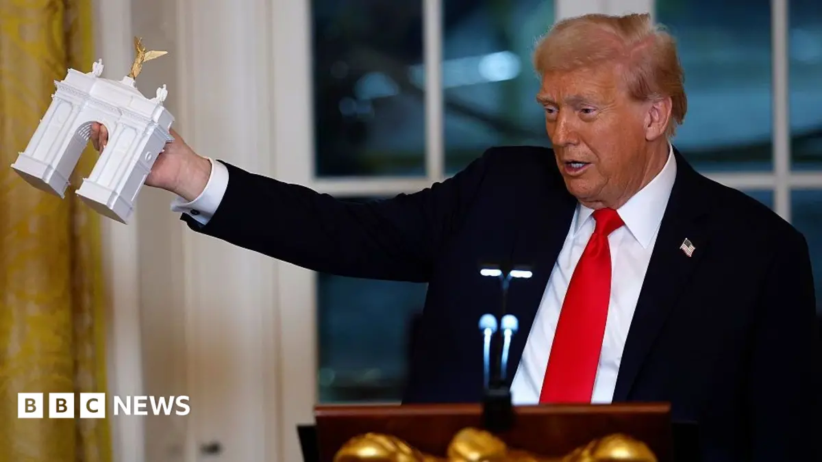 Trump Announces Triumphal Arch to Include Military Ammunition Storage Facilities