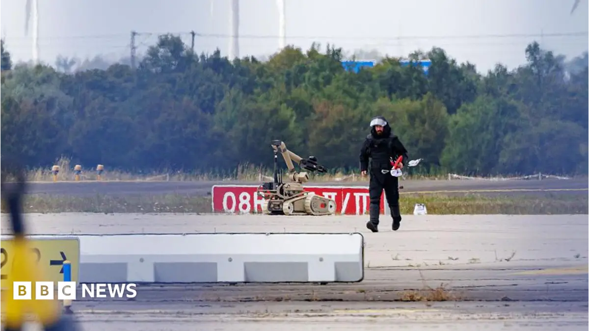 German Airport Drone Attack: Russian Proxies Suspected in Explosive Delivery