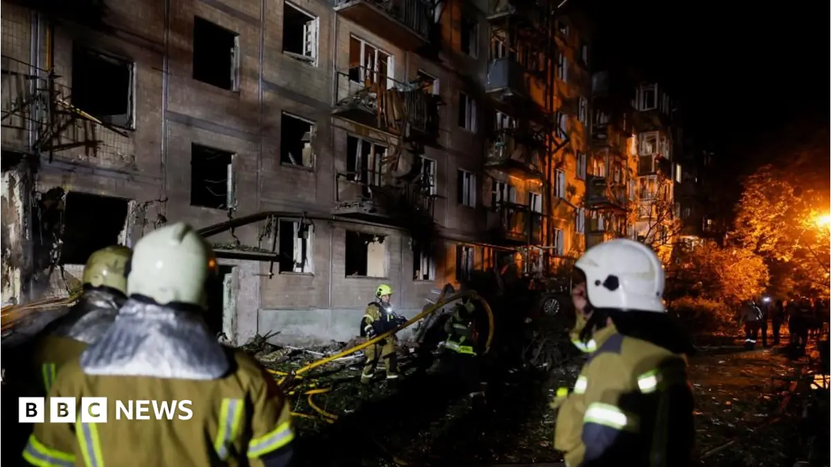 Russian Ballistic Missile Strikes Kill Nine in Kyiv, Ukraine Officials Report