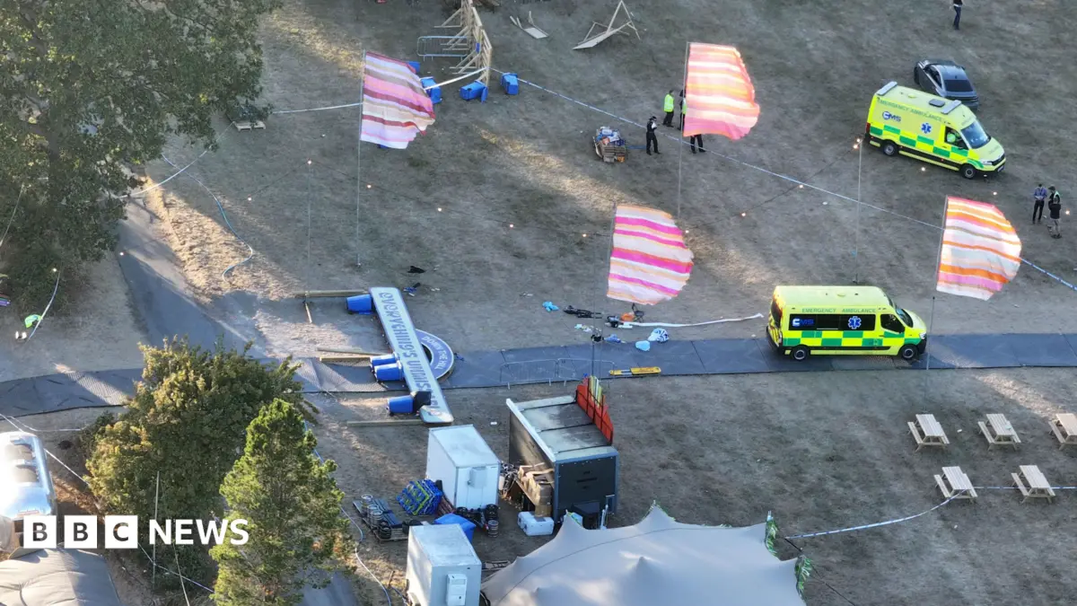 Six Injured as Large Sign Collapses at Wiston Park Christian Festival