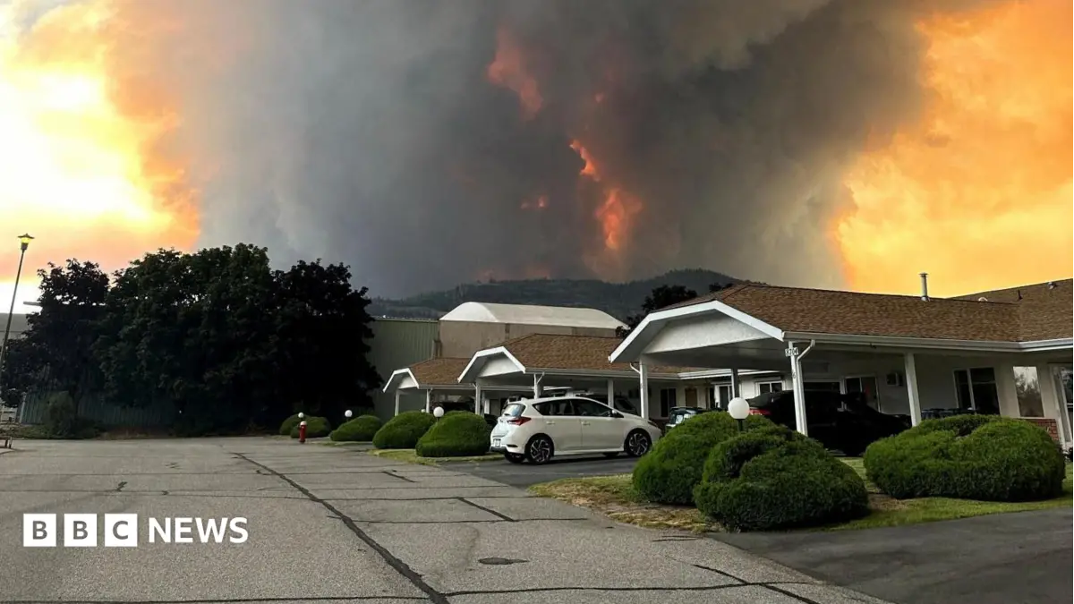 Canada Wildfire Destroys Homes Near Kelowna, British Columbia Evacuation Expands