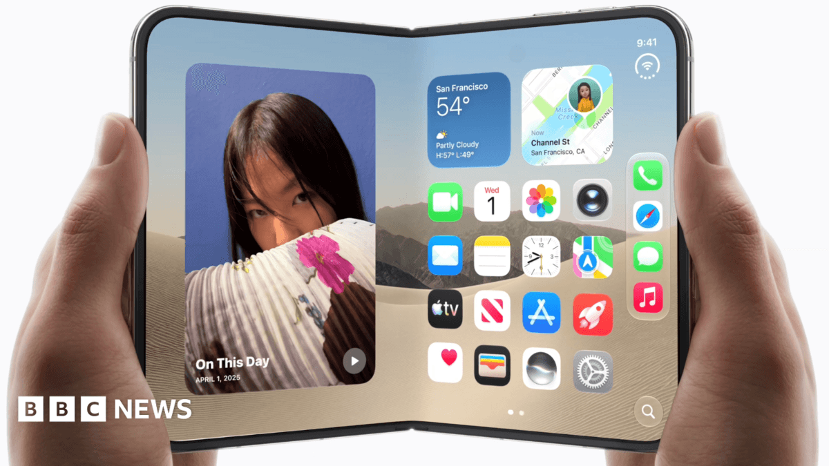 Apple Unveils Radical Folding iPhone Design, Doubling Base Model Cost to £1,999