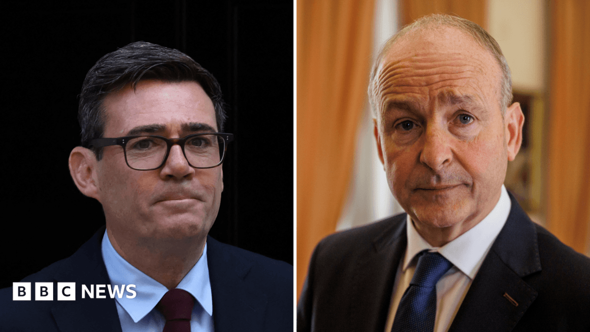 Manchester Mayor Andy Burnham Meets Irish Taoiseach Micheál Martin in First International Talks