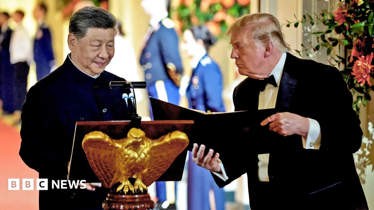 Xi Jinping Urges US to Act as Responsible Power, Trump Toasts Friendship at White House Dinner