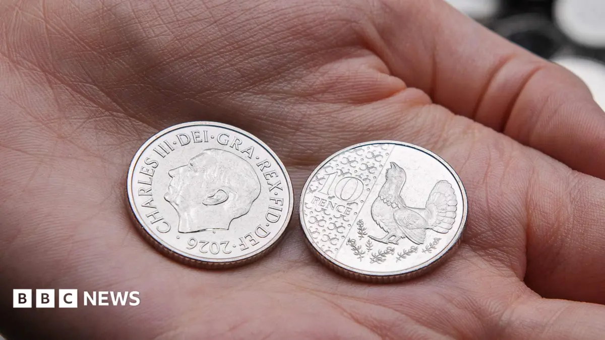 New 10p Coin Released, Featuring King Charles III and Scottish Grouse