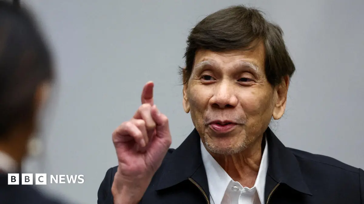 Rodrigo Duterte Attends International Criminal Court Hearing on Philippines Drug War Deaths