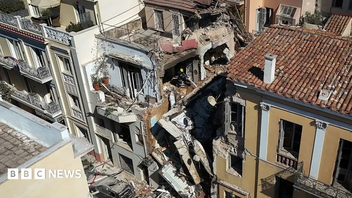 Athens Building Explosion Kills One, Five Missing Including UK and US Nationals