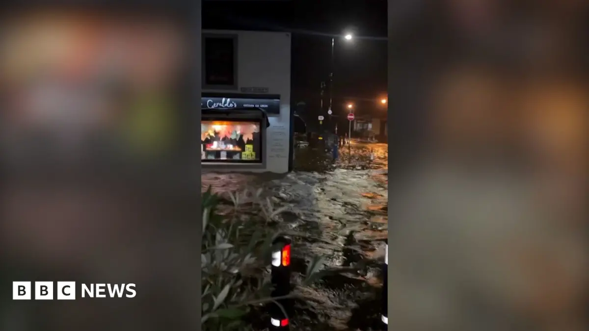 Storm Boelo Deluges Largs Town Centre, Coastal Properties Inundated Overnight
