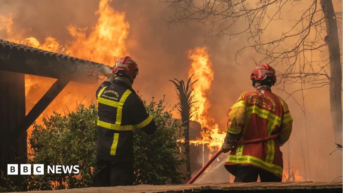 Over 250,000 Displaced by Wildfires in France and Spain, Bordeaux Region Ablaze