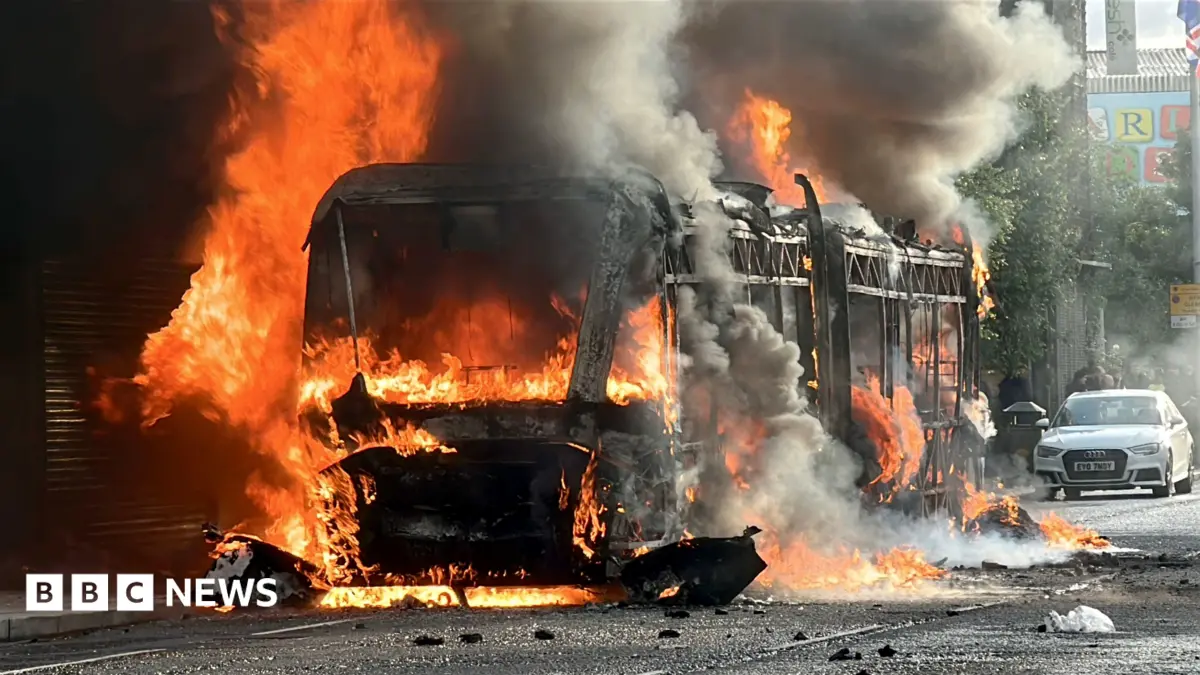Belfast Man Charged with Attempted Murder, Arson Over Glider Bus Fire