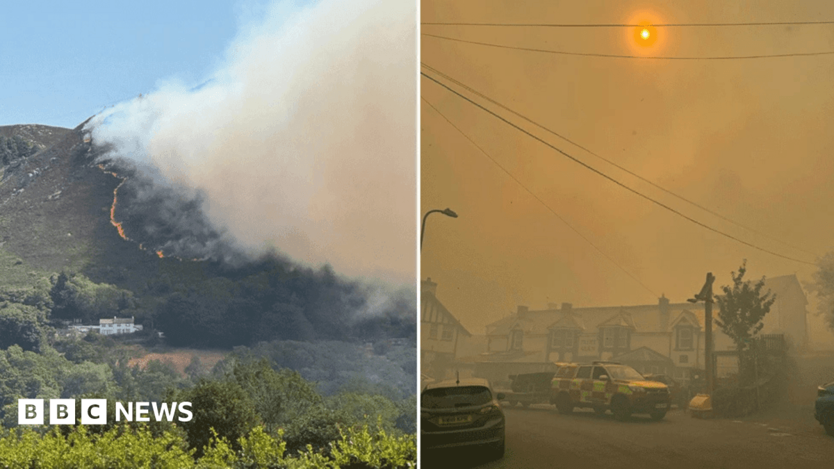 Wales Declares Major Incident as Conwy Wildfire Forces Evacuations