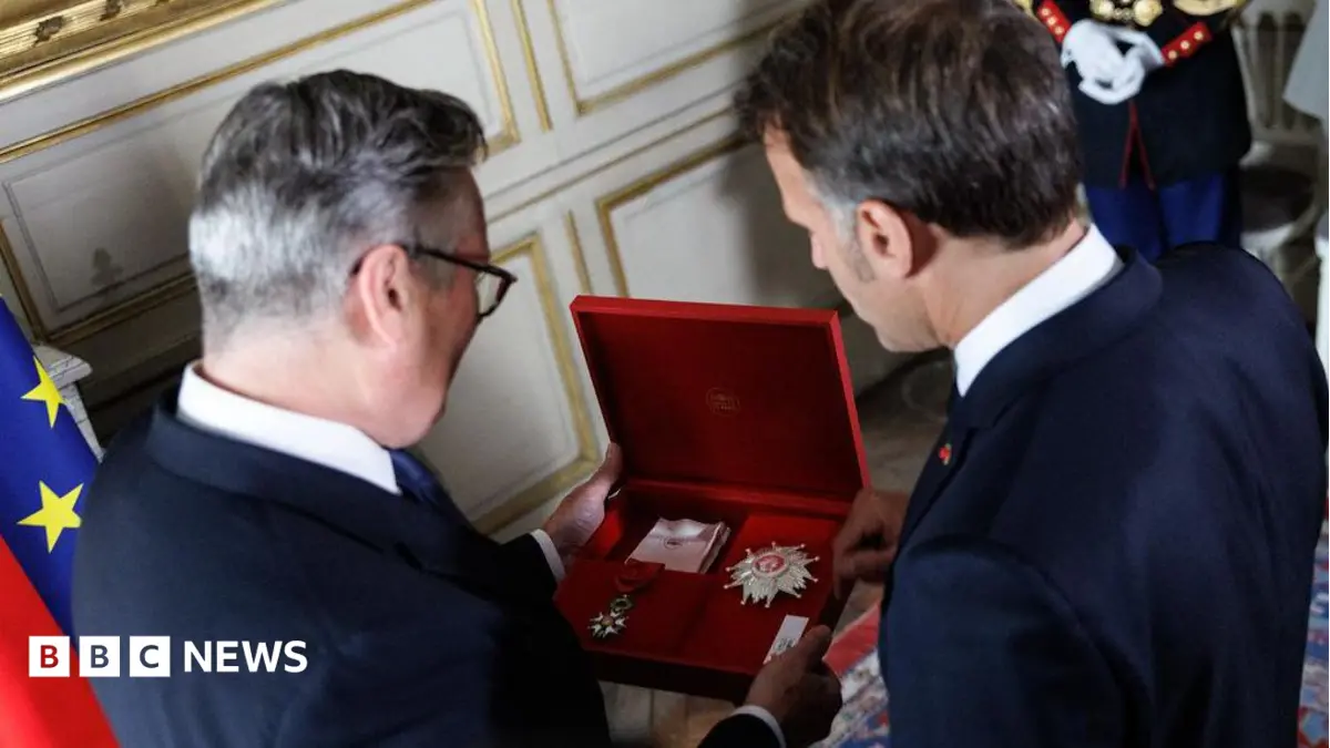 Keir Starmer Awarded Grand Cross of the Legion of Honour by Emmanuel Macron