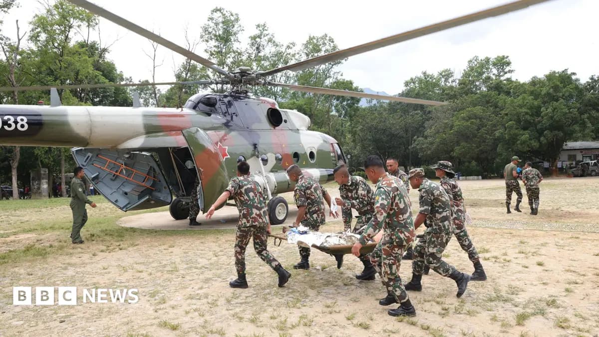 Nepal-Tibet Border Floods Kill Hundreds, Thousands Displaced in Mountainous Regions