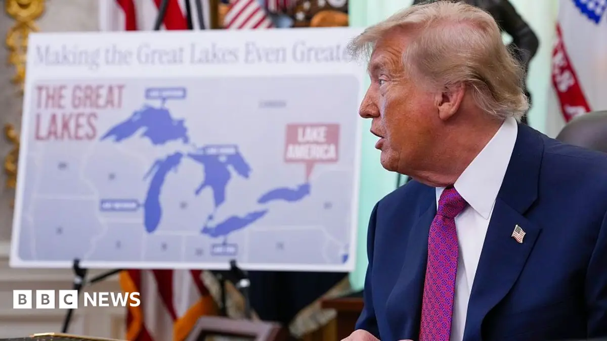 Trump Urges Apple to Rename Lake Ontario as 'Lake America' on US Maps