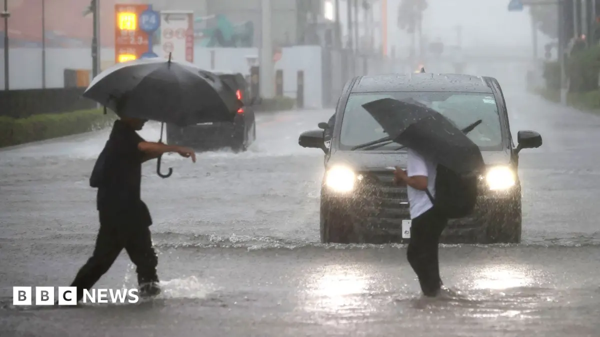 Typhoon Dujuan Impacts Southern Japan, Millions Advised to Evacuate