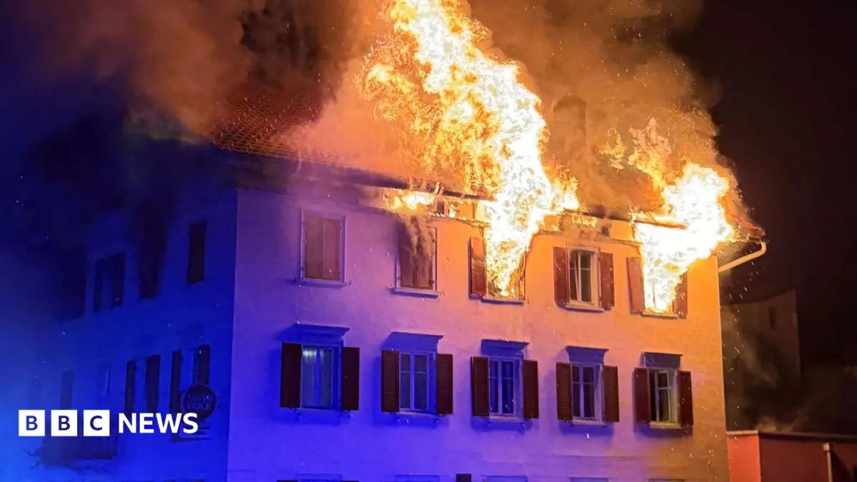 Swiss Alpine Town Leinach Fire: Five Residents Missing, Eight Injured in Blaze