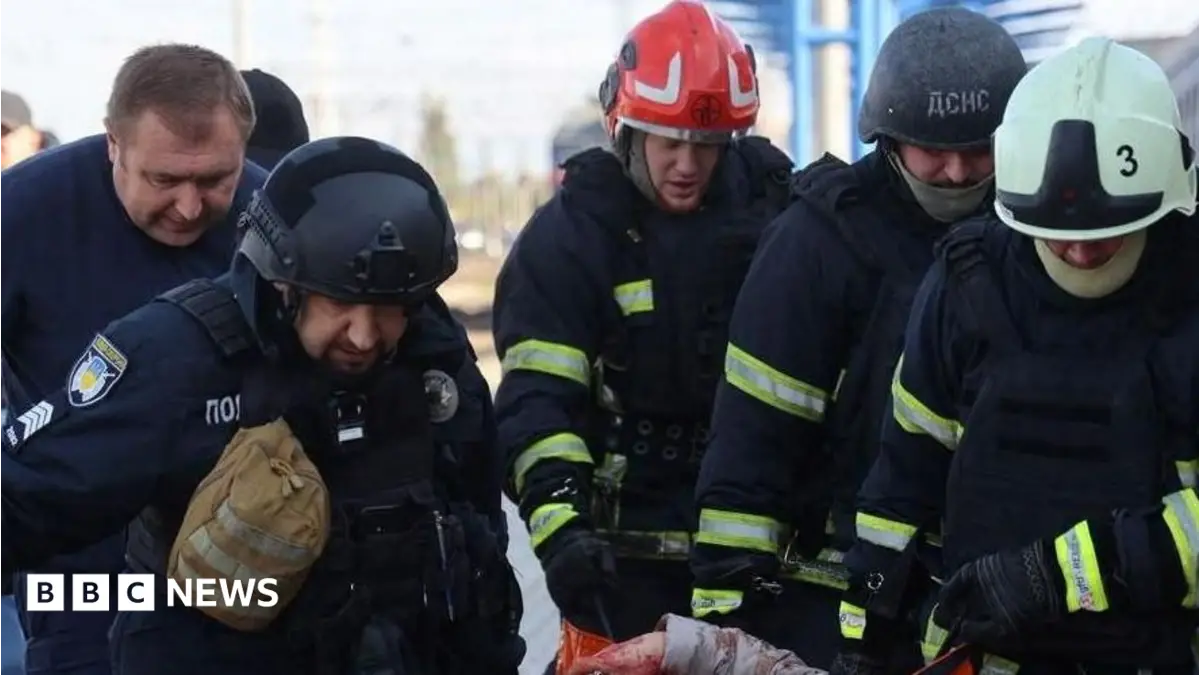 Russian Drone Strike Kills 13 Civilians at Dnipro Train Station, Injures Ten
