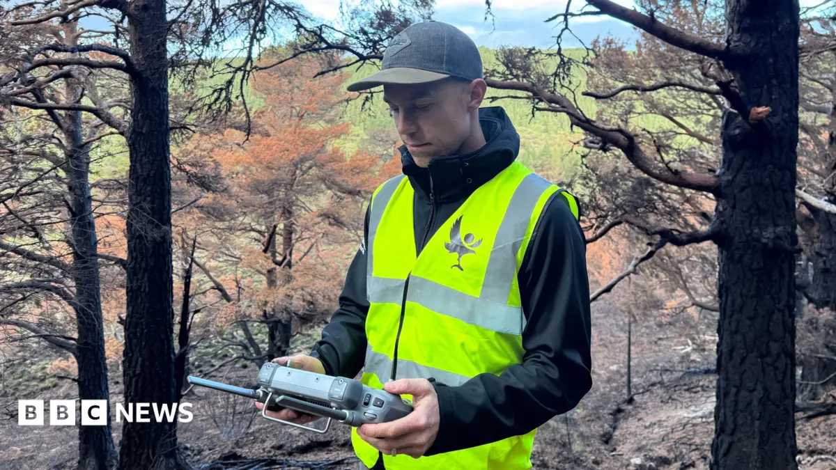 Drones Locate Persistent Subterranean Wildfire Hotspots in Cairngorms National Park