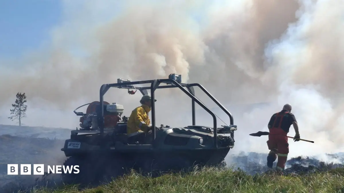 Cairngorms Wildfire Still Contains Significant Hot Spots One Week After Ignition