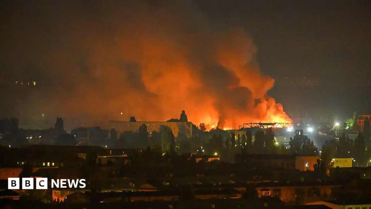 Russian Ballistic Missile Attack Kills One in Kyiv, Damages Residential Buildings