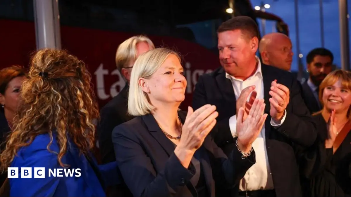 Sweden's Election Sees Left and Right Blocs Neck-and-Neck as Initial Counts Conclude