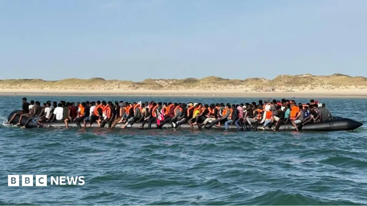 Small Boat Carrying Record 230 Individuals Crosses English Channel