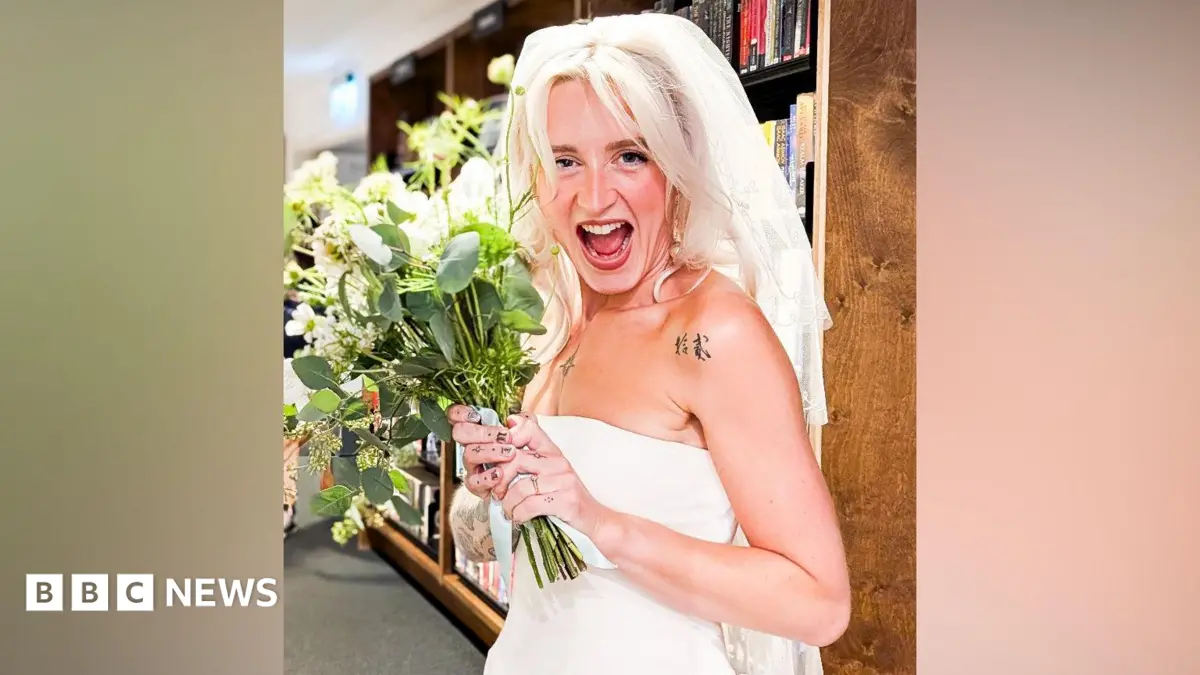 Durham Couple Weds in Charity Shop Attire, £2 Dress Highlights Thrifty Celebration