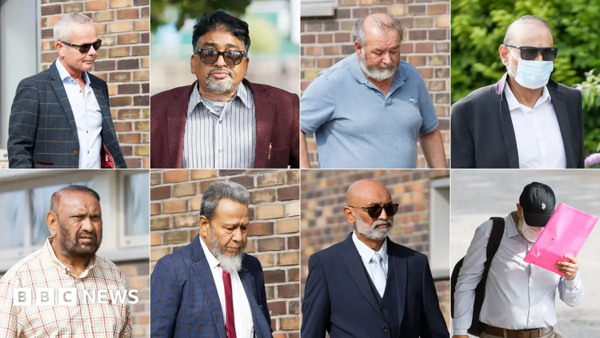 Nine Men Face Forty-One Historical Child Sexual Exploitation Charges in Court