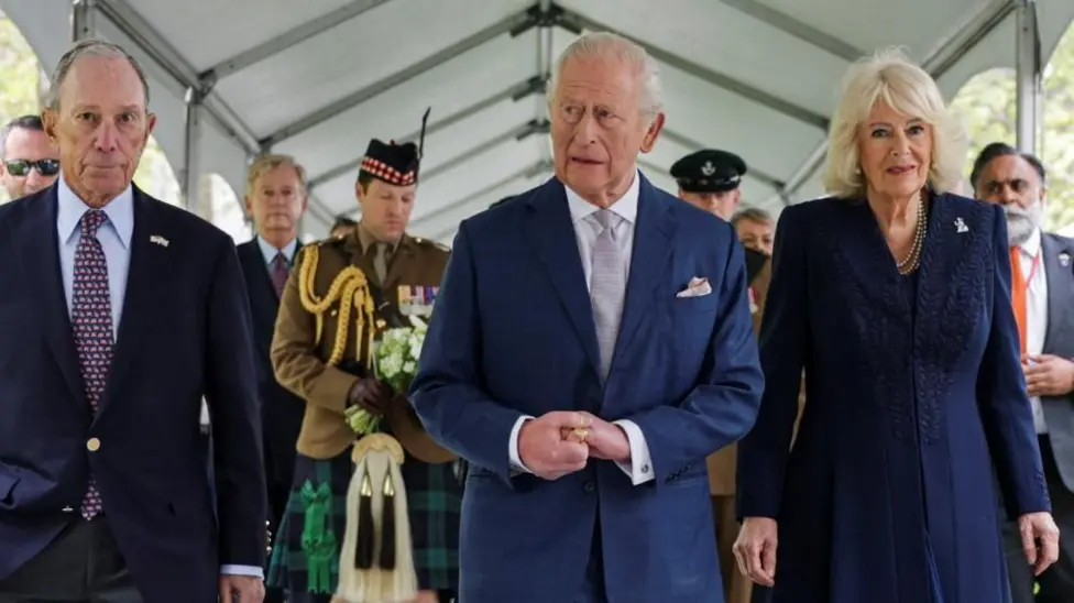 King Charles, Queen Camilla Lay Flowers at 9/11 Memorial During New York Visit