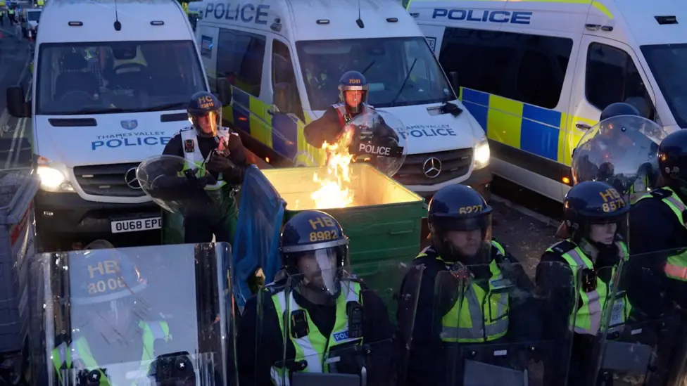 Southampton Protests Lead to Charges for Two Men After Police Clashes