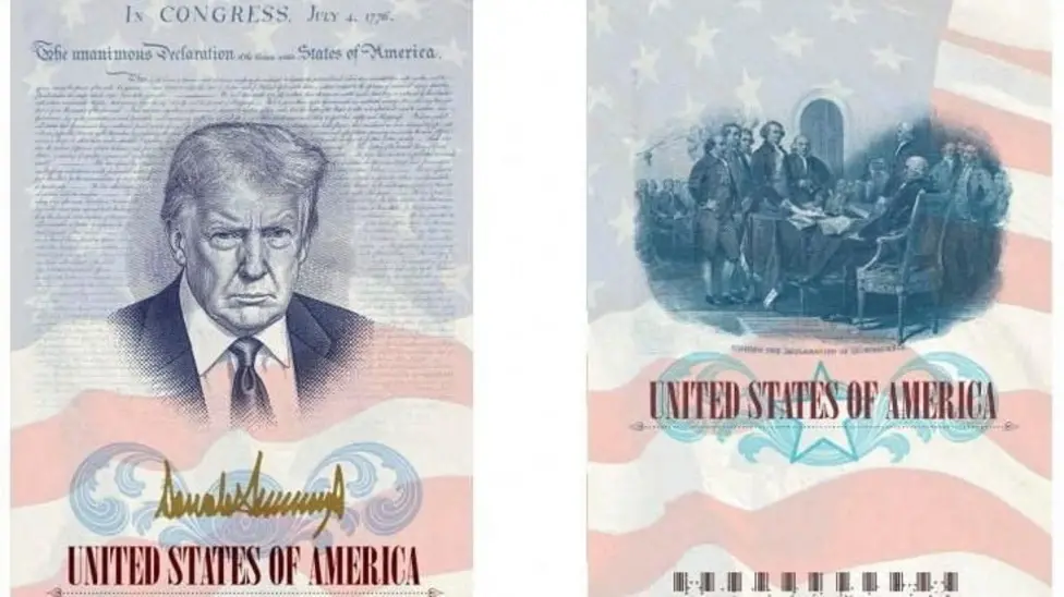 Trump Portrait Features on Limited Edition US Passports for 250th Anniversary