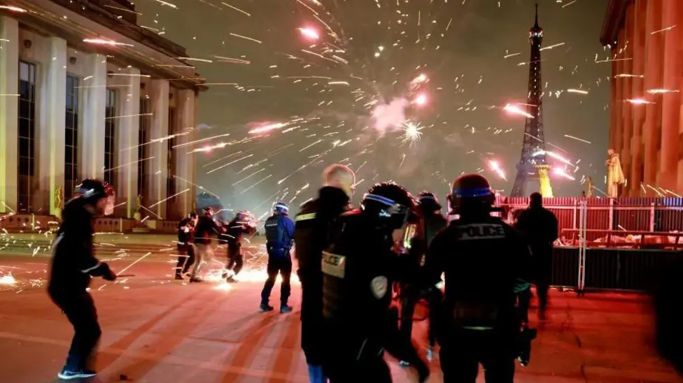 Paris Police Arrest 127 After PSG Champions League Victory Celebrations Turn Violent