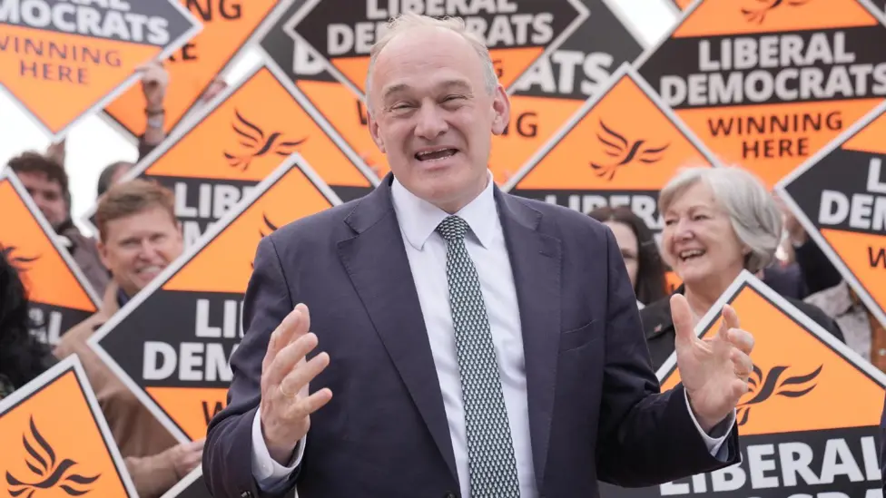 Liberal Democrats See Net Gains in English Councils, Ed Davey Champions Centrist Alternative