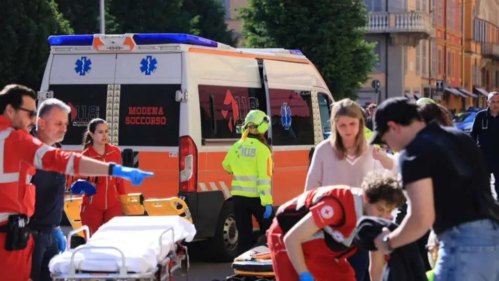 Modena Car Attack Injures Eight, Prime Minister Meloni Calls Incident “Extremely Serious”