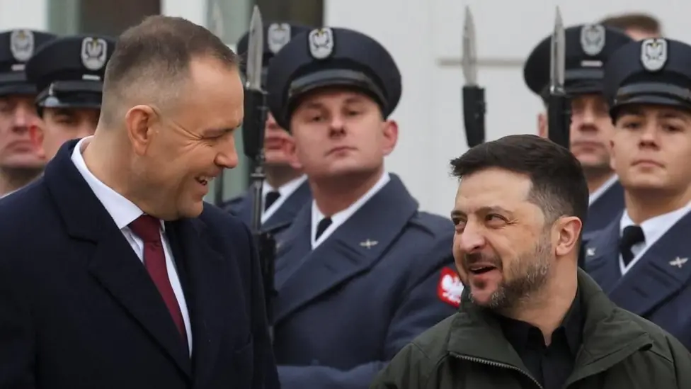 Poland Threatens to Revoke Zelensky's Highest Honour Over Ukrainian Army Unit Name
