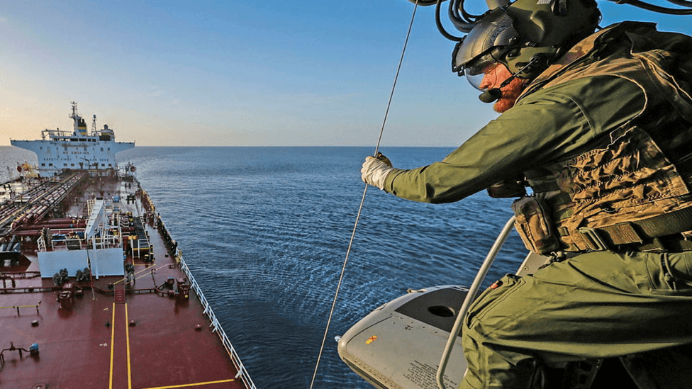 Royal Marines Intercept Russian Shadow Fleet Oil Tanker Smyrtos in English Channel