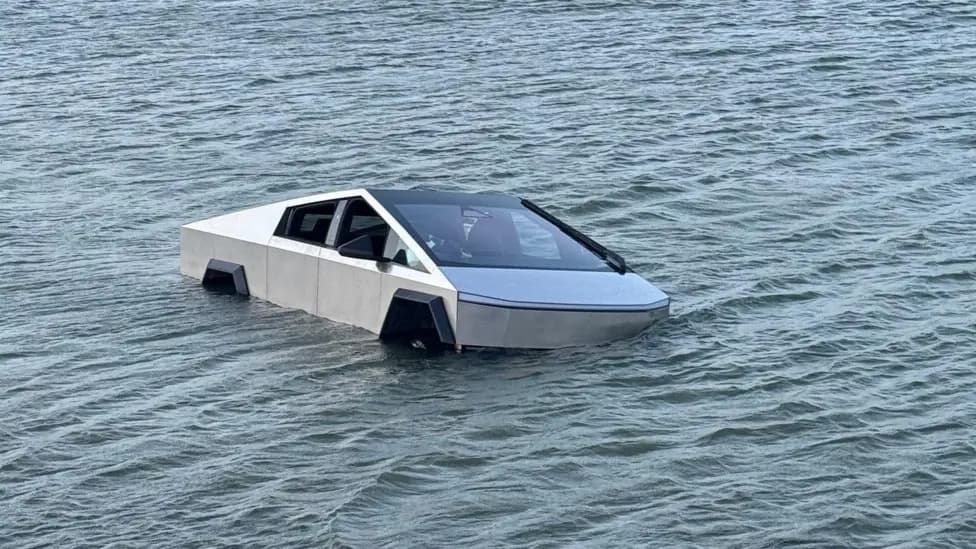Texas Man Arrested After Driving Tesla Cybertruck into Grapevine Lake to Use 'Wade Mode'