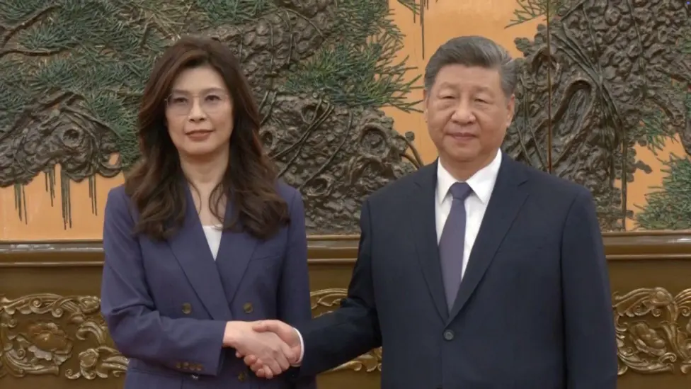 Taiwan Opposition Leader Meets Xi Jinping Amid Calls for Cross-Strait Peace