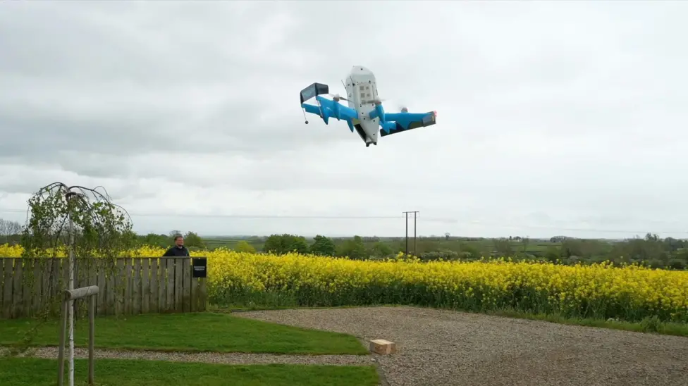 Amazon Inaugurates Drone Delivery Service in Cambridgeshire, Utilising MK30 Aircraft