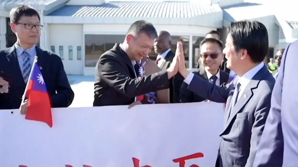 President Lai Ching-te Arrives in Eswatini Days After China Blocks Taiwanese Airspace Access