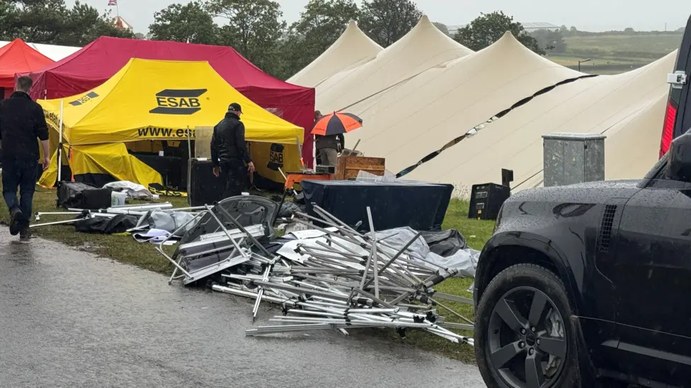Royal Cornwall Show Cancelled as Strong Winds Cause Substantial Damage