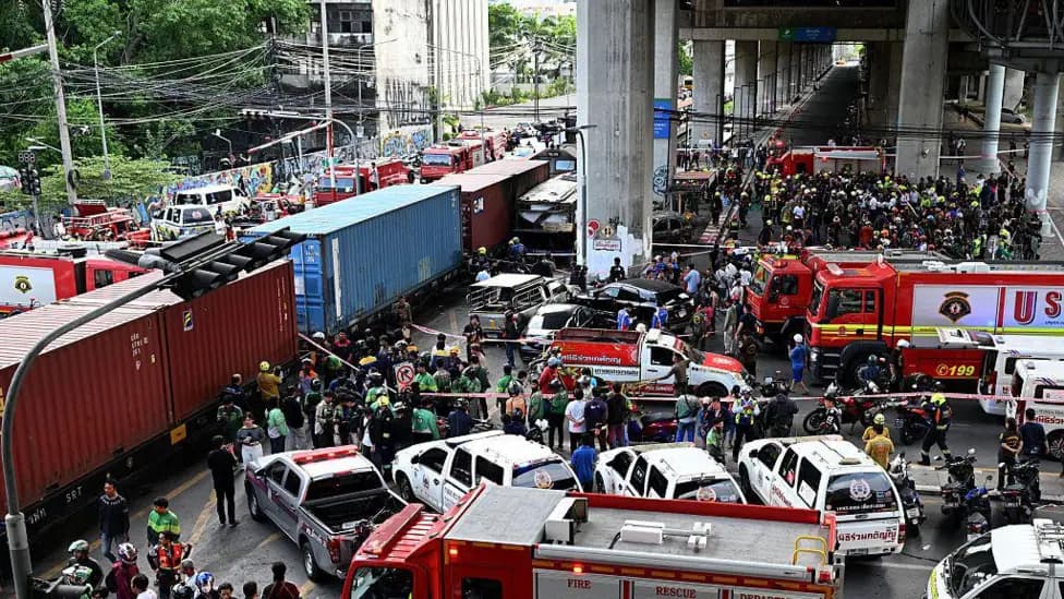Bangkok Train Driver Tests Positive for Drugs After Fatal Collision, Charged with Reckless Driving