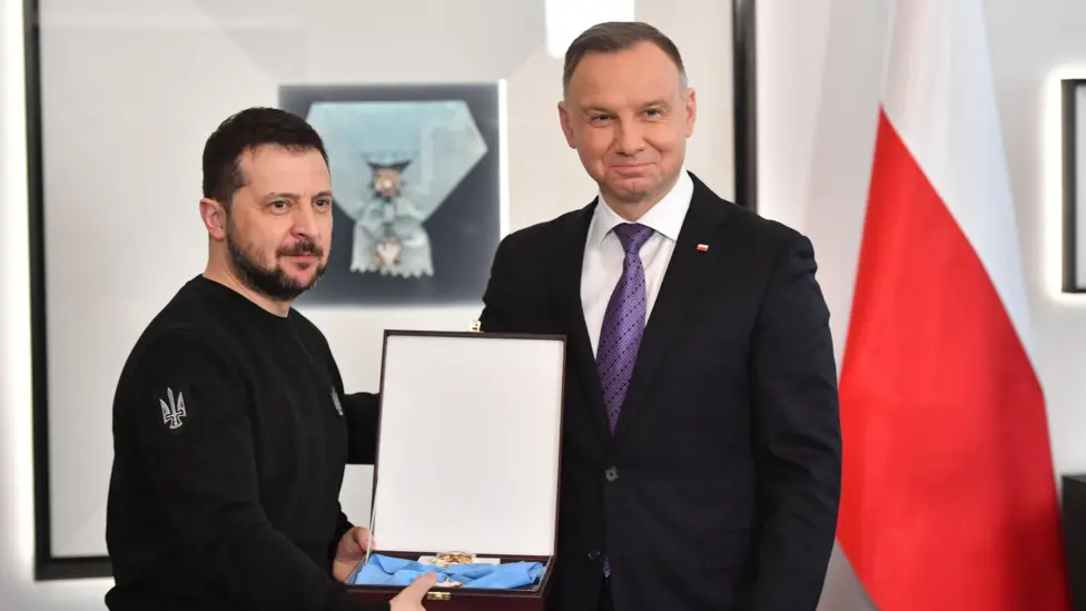 Ukraine President Zelensky Returns Poland's Highest Honour After UPA Unit Renaming